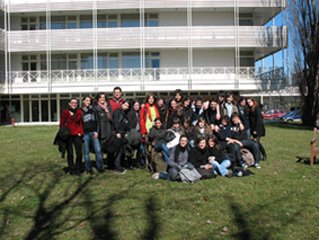 Students on a visit to the UN Campus in Turin, Italy